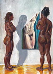 Зависть рисунок женщины с животным 0310