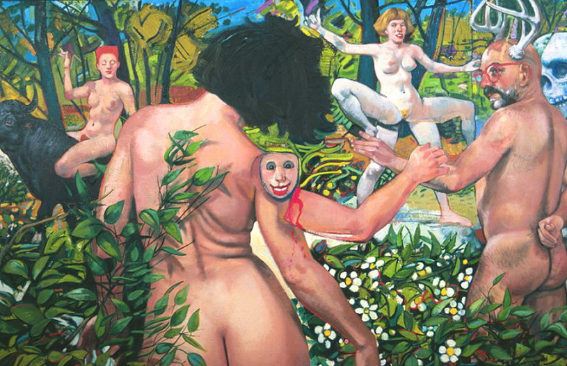 Многоногие, эротический рисунок