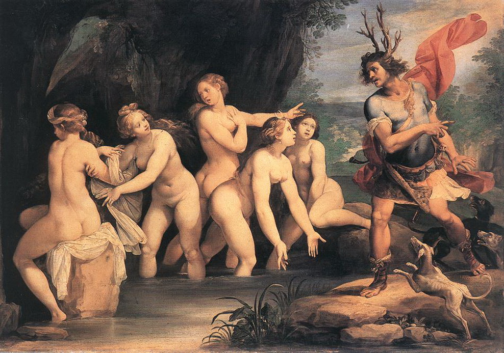 Король Олень, эротический рисунок