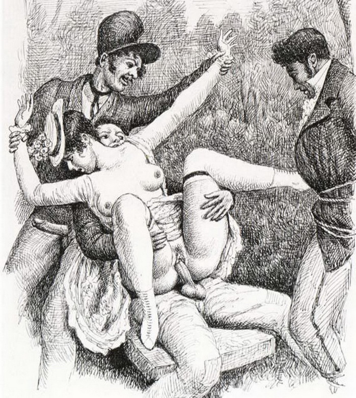 джентельмены, рисунок секса 