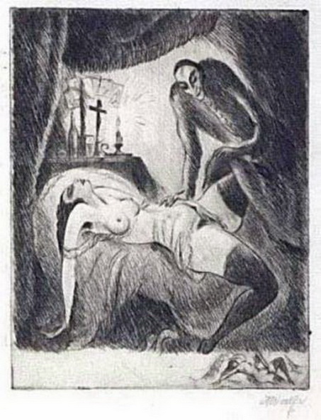 некрофилия, порно арт, порно рисунок