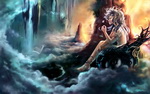 нарисованные девушки обои 10