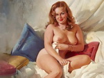 рисованная эротика обои 4