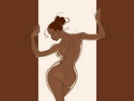 рисованная эротика обои 54