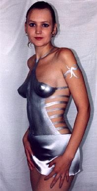 вечерний наряд.   фото бодиарта, body art
