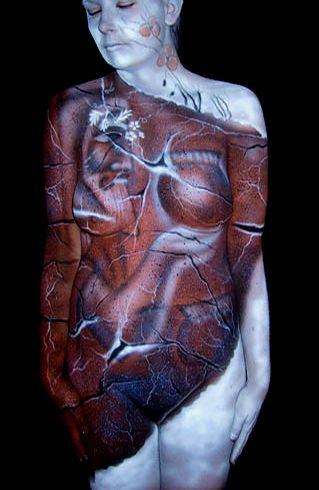 Фреска. фото бодиарта, body art