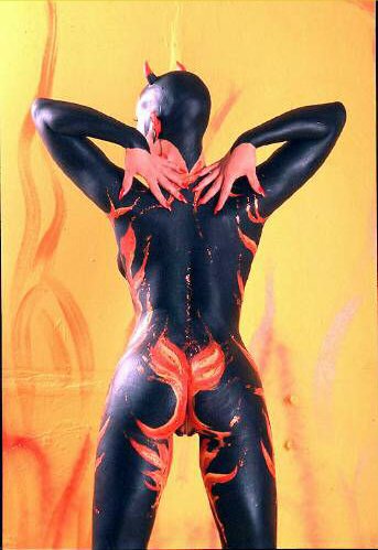 Чертик. фото бодиарта, body art
