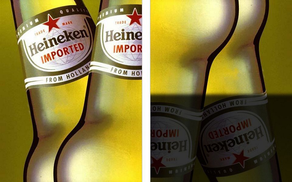 просто бутылки пива и никаких ассоциаций с голой женской попой, эротика в рекламе, креатив фото