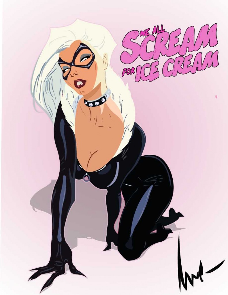 сисястая неко - Catgirl в обтягивающем костюме для бдсм секса